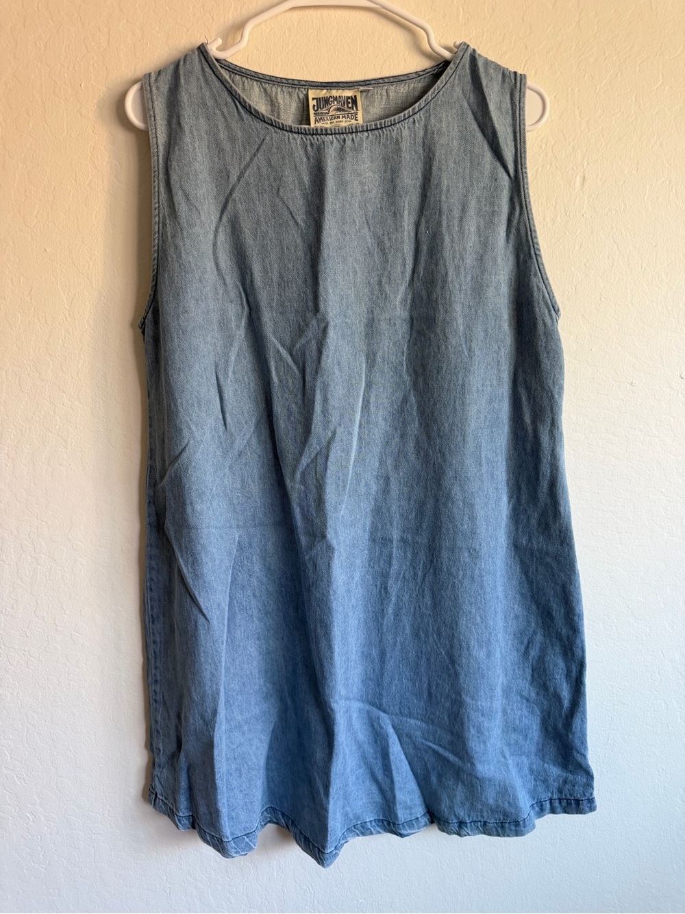 Denim Smock Mini Dress